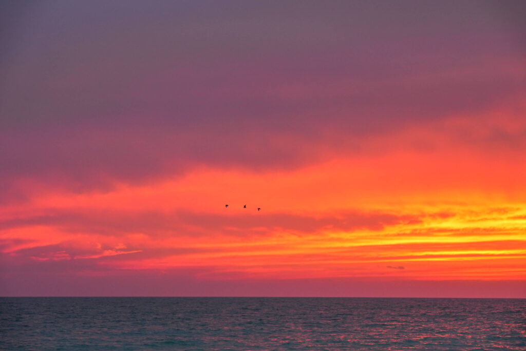 Sunset at Blind Pass Beach